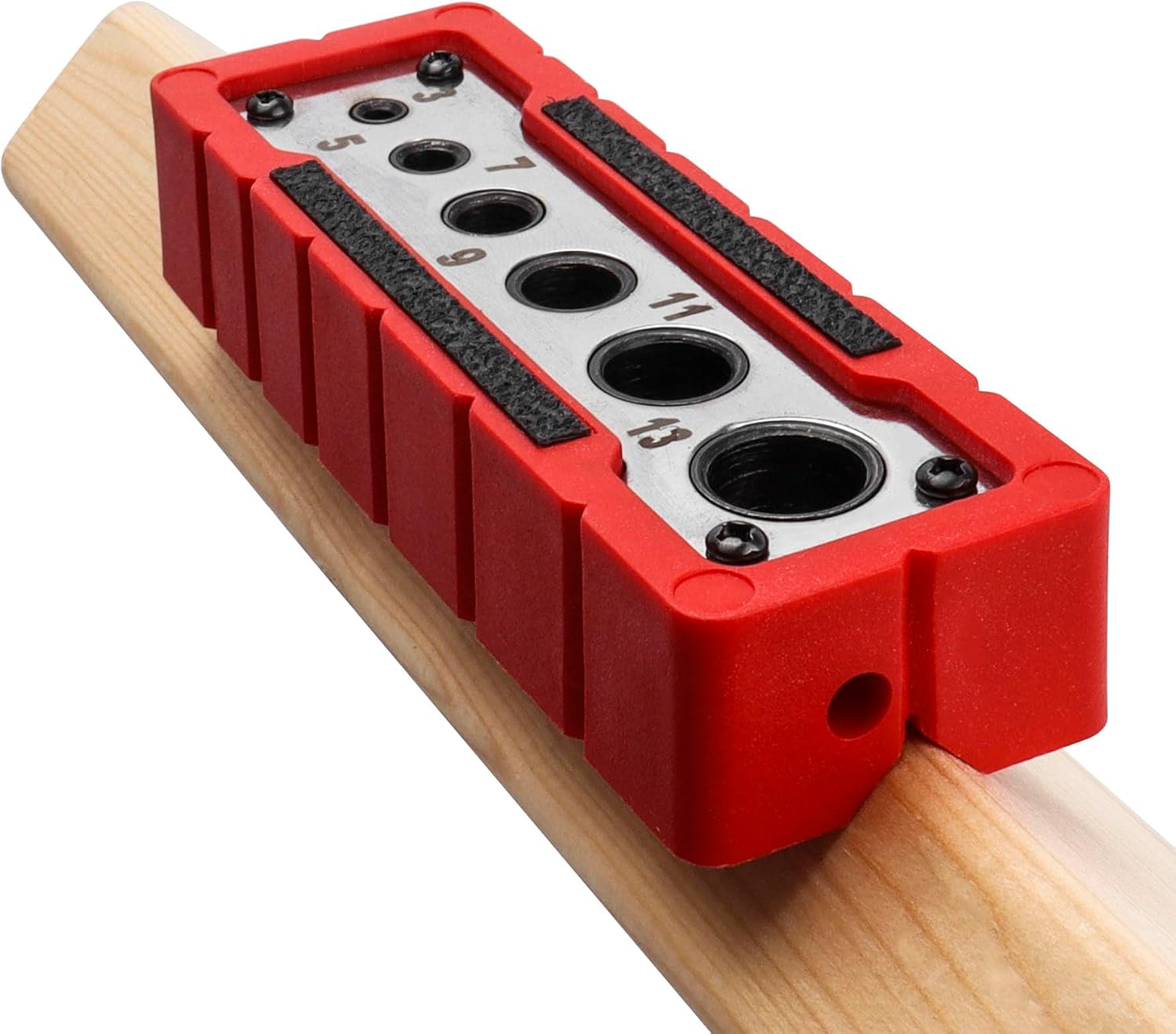 Yakamoz V-Block Portable Drill Guide for Straight Holes, 90 Degree Handheld V Drill Block Guide Jig Pipe Drilling Guide Locator for Hand Drills, Guide Hole Sizes 3–13 mm (1/8"–1/2")
