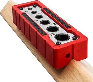 Yakamoz V-Block Portable Drill Guide for Straight Holes, 90 Degree Handheld V Drill Block Guide Jig Pipe Drilling Guide Locator for Hand Drills, Guide Hole Sizes 3–13 mm (1/8"–1/2")