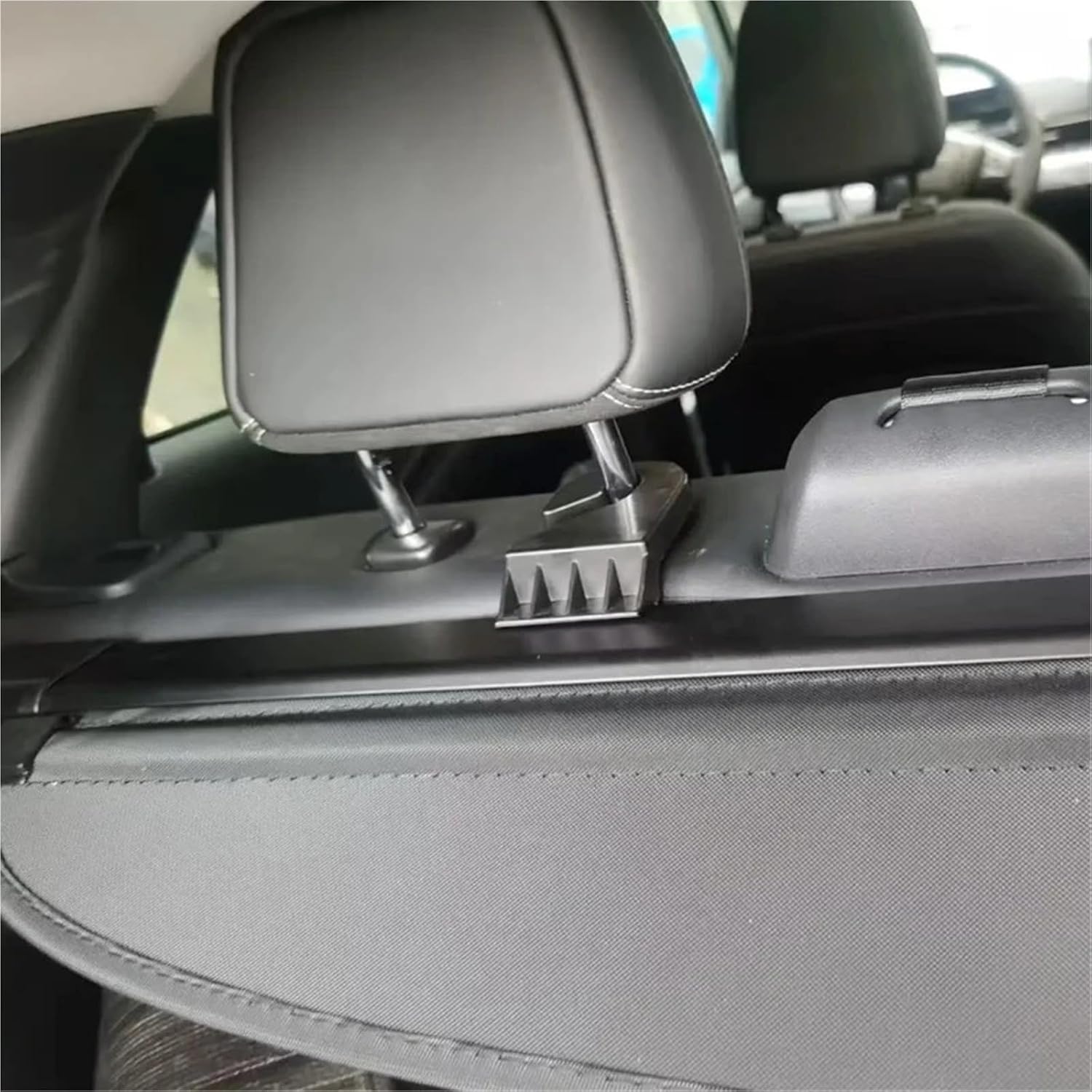 Auto Trunk Curtain Organizer Cover for Ford Mustang Mach-E 2021 2022 2023 Rear Rack Partition Shelter Shield Shade Luggage