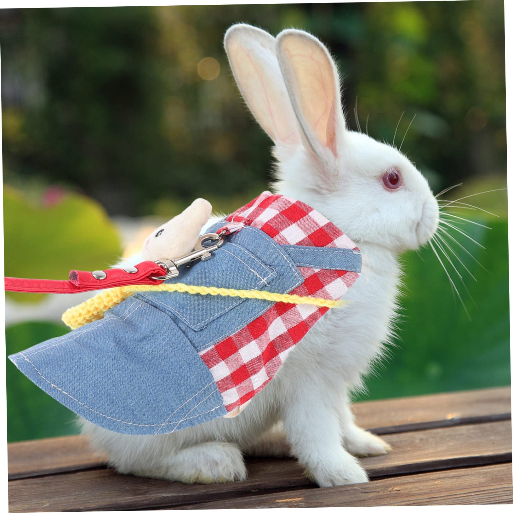 SUPVOX 3 Set Di Vestiti Del Coniglio Coniglio Finimenti E Guinzaglio A Piedi Maglia Corda Guinzaglio Bunny Cablaggio Kit Furetto A Piedi Maglia Coniglietto Della