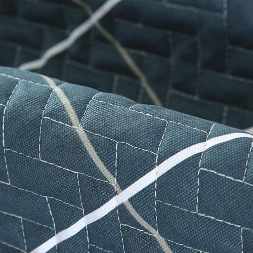 Miniatura 3 de Protector de sofá, toalla de sofá, funda de sofá de algodón grueso, estilo nórdico, funda de sofá seccional de sarga, funda de sofá de tela, fundas