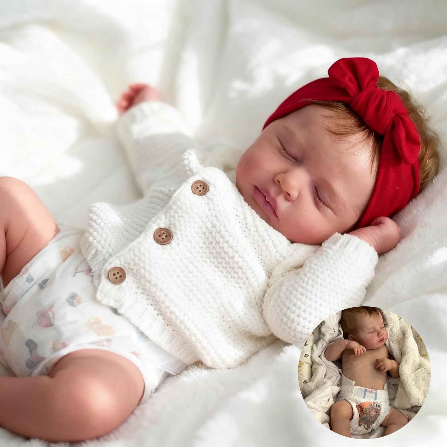 Anano Muñecas Reborn Originales - 48cm Bebé Reborn Niña de Silicona Cuerpo Completo Suave - Juguete Educativo para Niños Anano Muñecas Reborn Originales - 48cm Bebé Reborn Niña de Silicona Cuerpo Completo Suave - Juguete Educativo para Niños