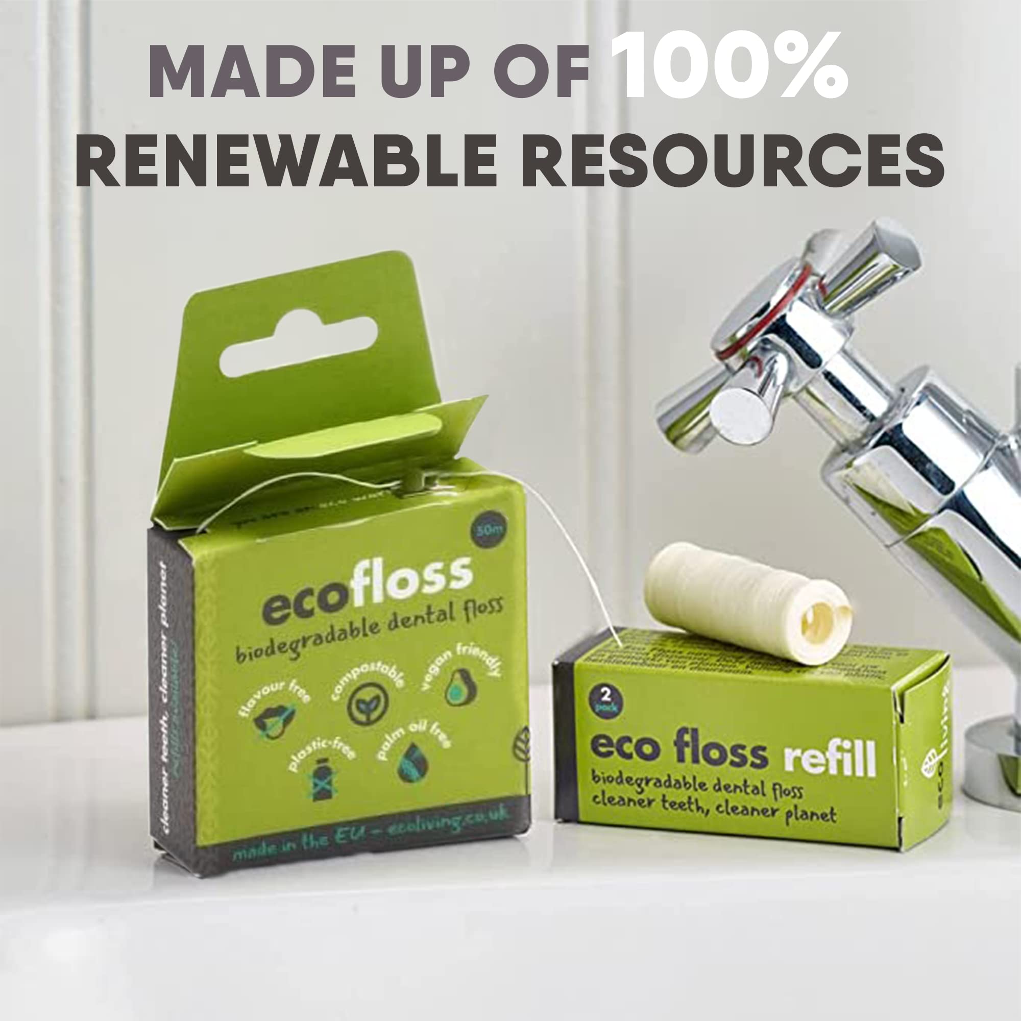 Eco Floss – pflanzliche vegane Zahnseide