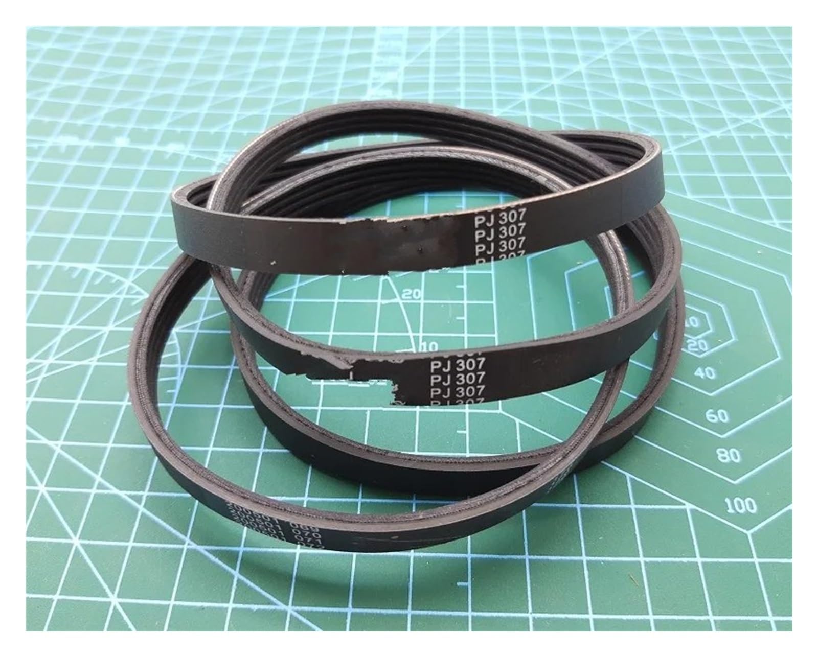 hana様 オートバイの三角ベルト ミニコンベア用4ピークス PJ307 4PJ307 ゴム製