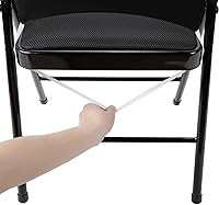 Vista 6 de Funda de silla Peomeise plegable, de elastano elástico para bodas, fiestas, banquetes, eventos