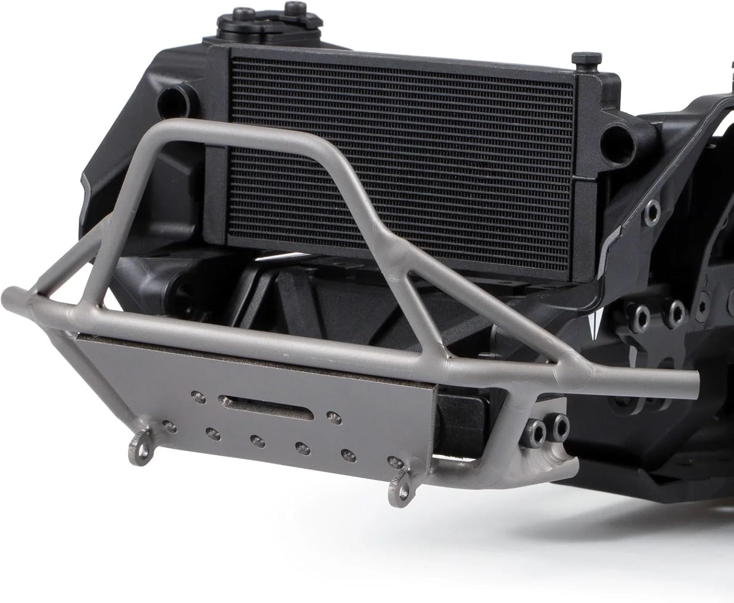 Compatible With Vanquish VS4-10 For Phoenix 1/10 RCクローラーバンパー アルミ合金