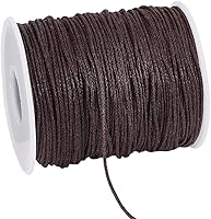Vista 17 de PH PandaHall 100 yardas 1 mm de hilo de algodón encerado, hilo de cuerda encerada negra para cuentas de pulsera, collar, cuentas para la cintura
