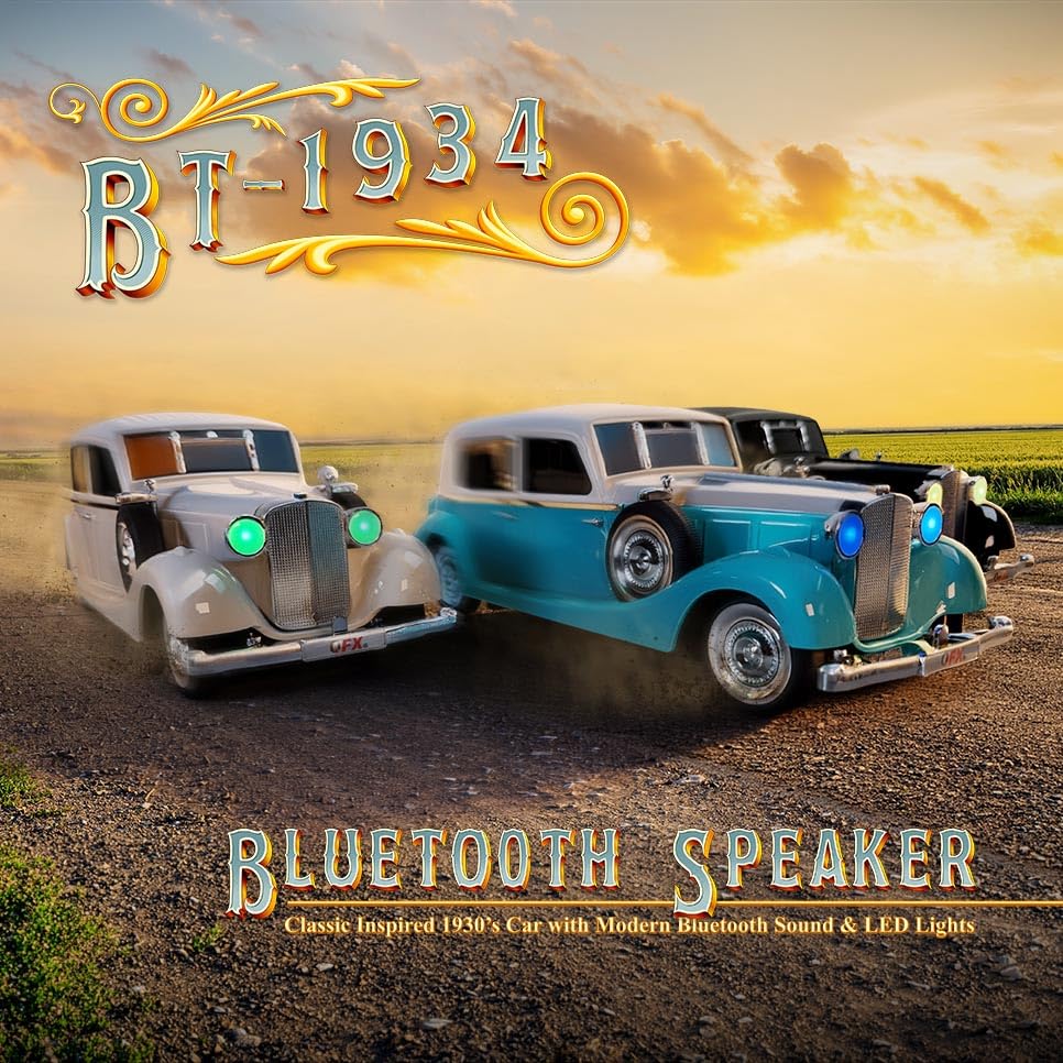 QFX 1930s Vintage Car Speaker