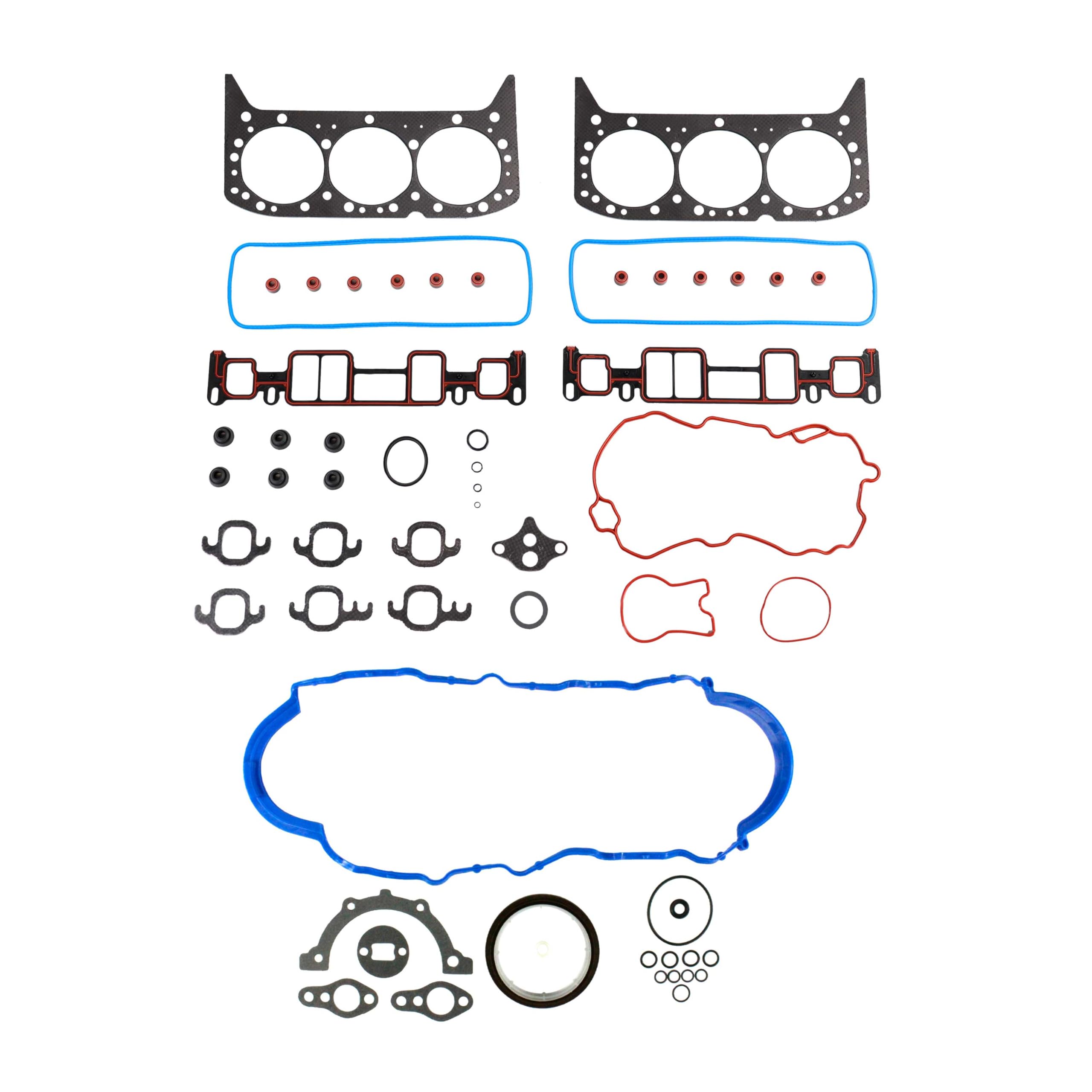 DNJ FGK3129 Full Gasket Set for 1996-2006 Chevrolet, GMC, Isuzu, Oldsmobile Astro, Blazer, Bravada 4.3L V6 12V OHV 262cid