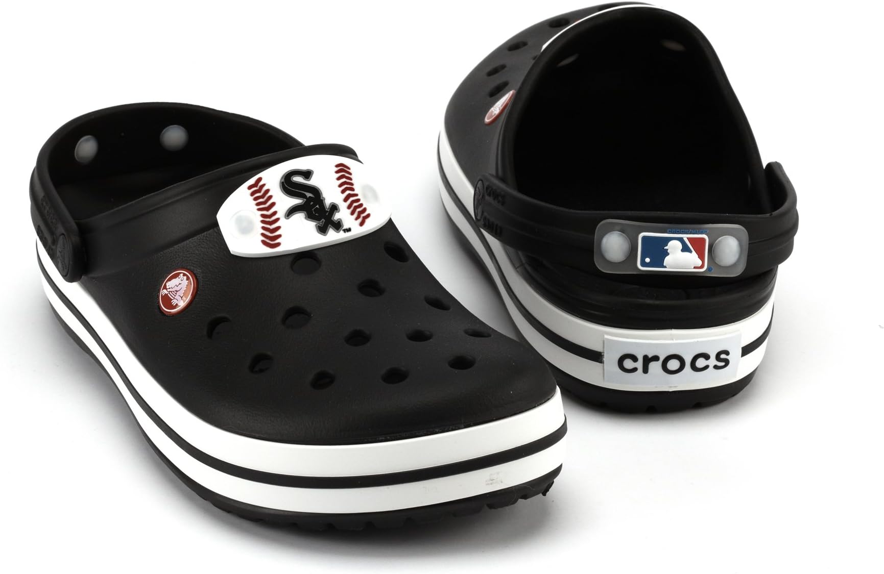 MLB Chicago White Sox Banded Slip-On Clog Style Shoe By Crocs