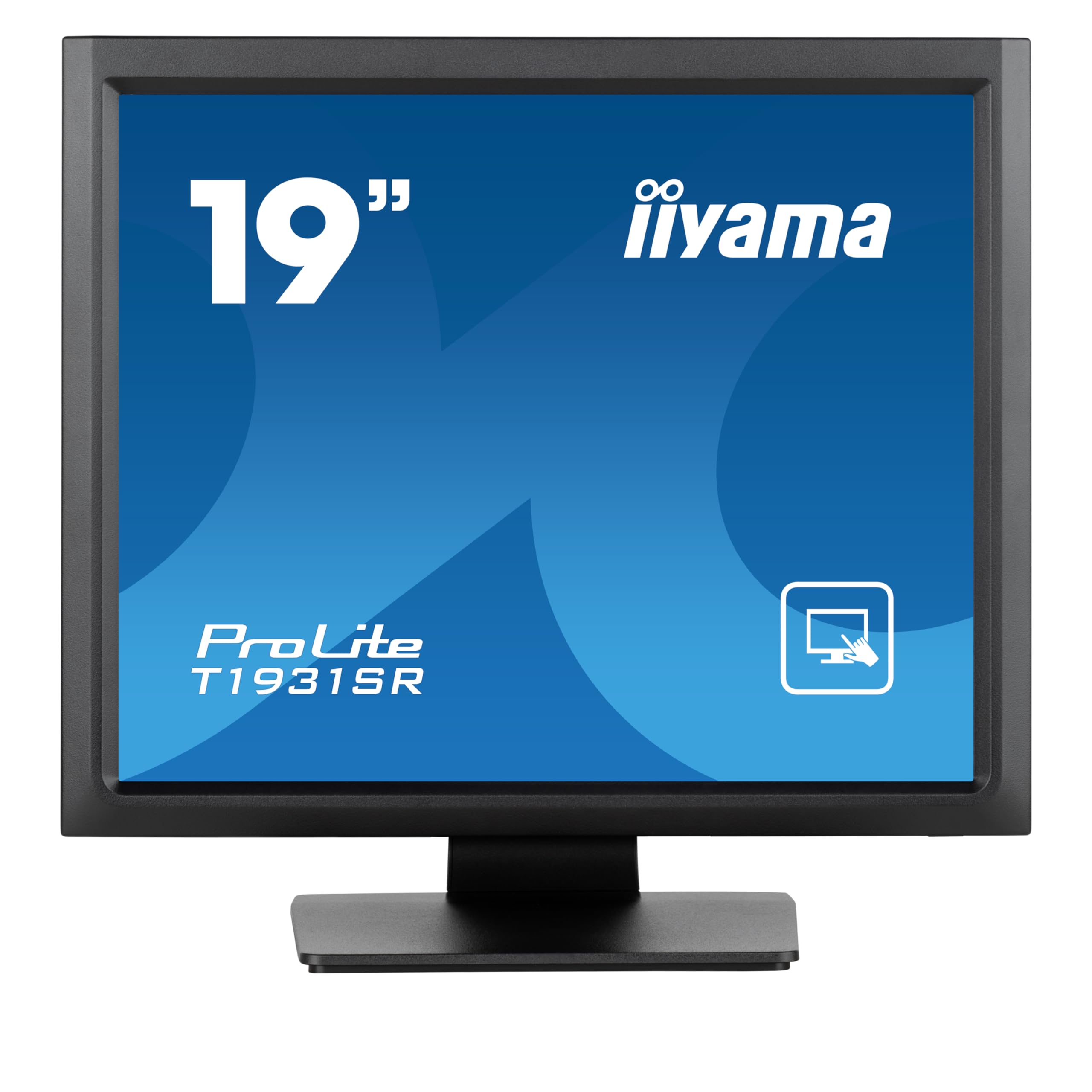 iiyama Prolite T1931SR-B1S 48 cm 19" monitor LED IPS SXGA Single Touch resistiv VGA HDMI DP IP54 czarny