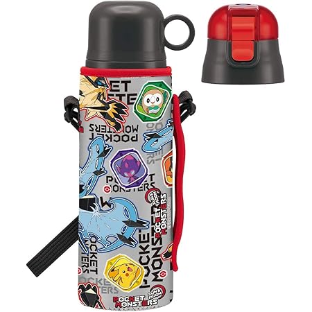 Amazon スケーター クール スポーツボトル 子供用 カバー付き ステンレス水筒 コップ付き ポケモン サンムーン 18 570ml Kskdc6 水筒 マグボトル オンライン通販
