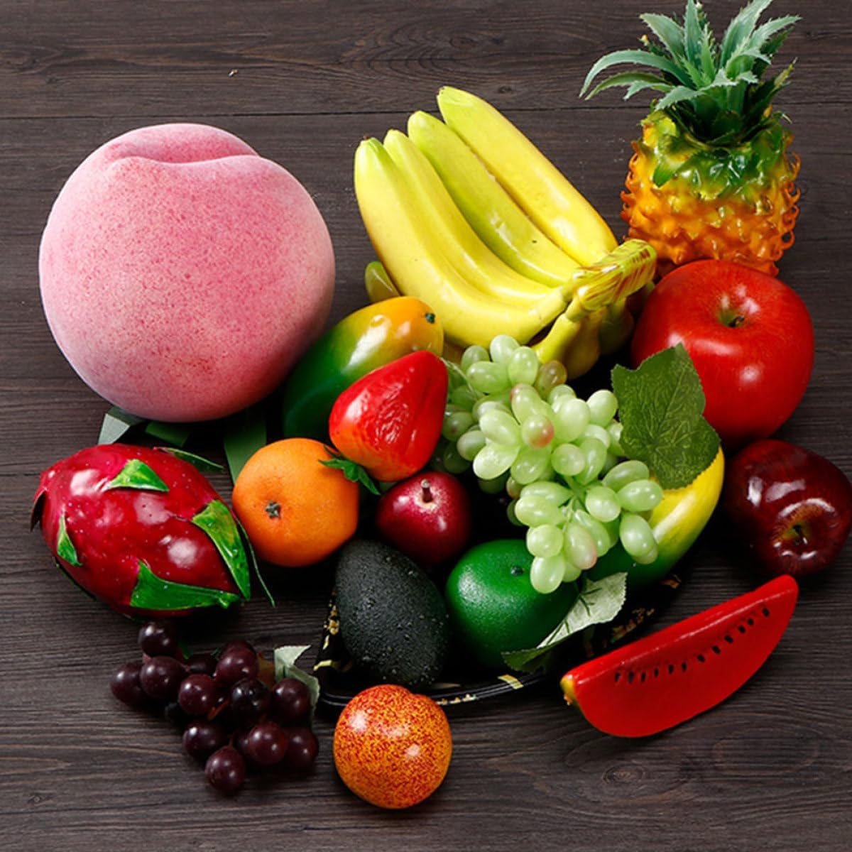 20pcs Artificial Fruit and Vegetable Model Foam Simulation Lifelike Photo Props Home Decoration Random Styles