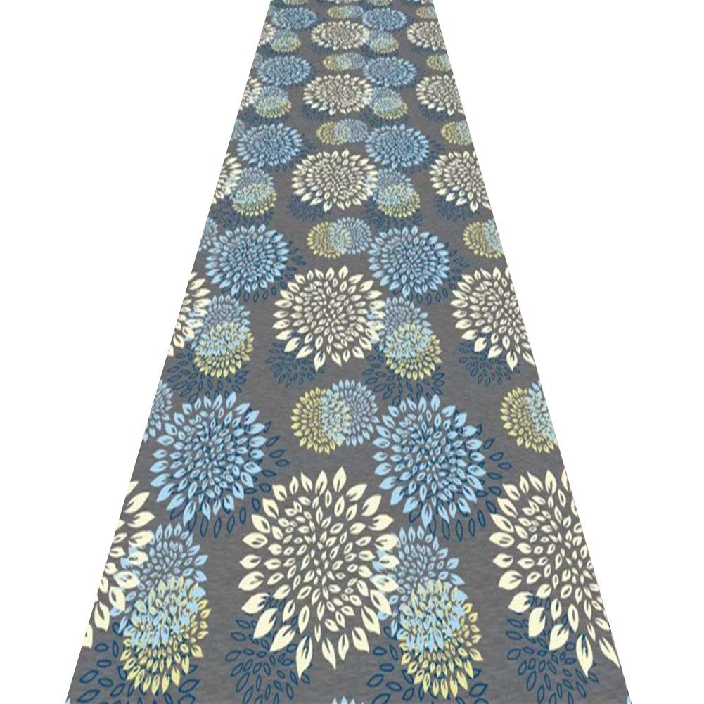 Tapis de passage d'allée long en polyester sur mesure pour couloir et cuisine
