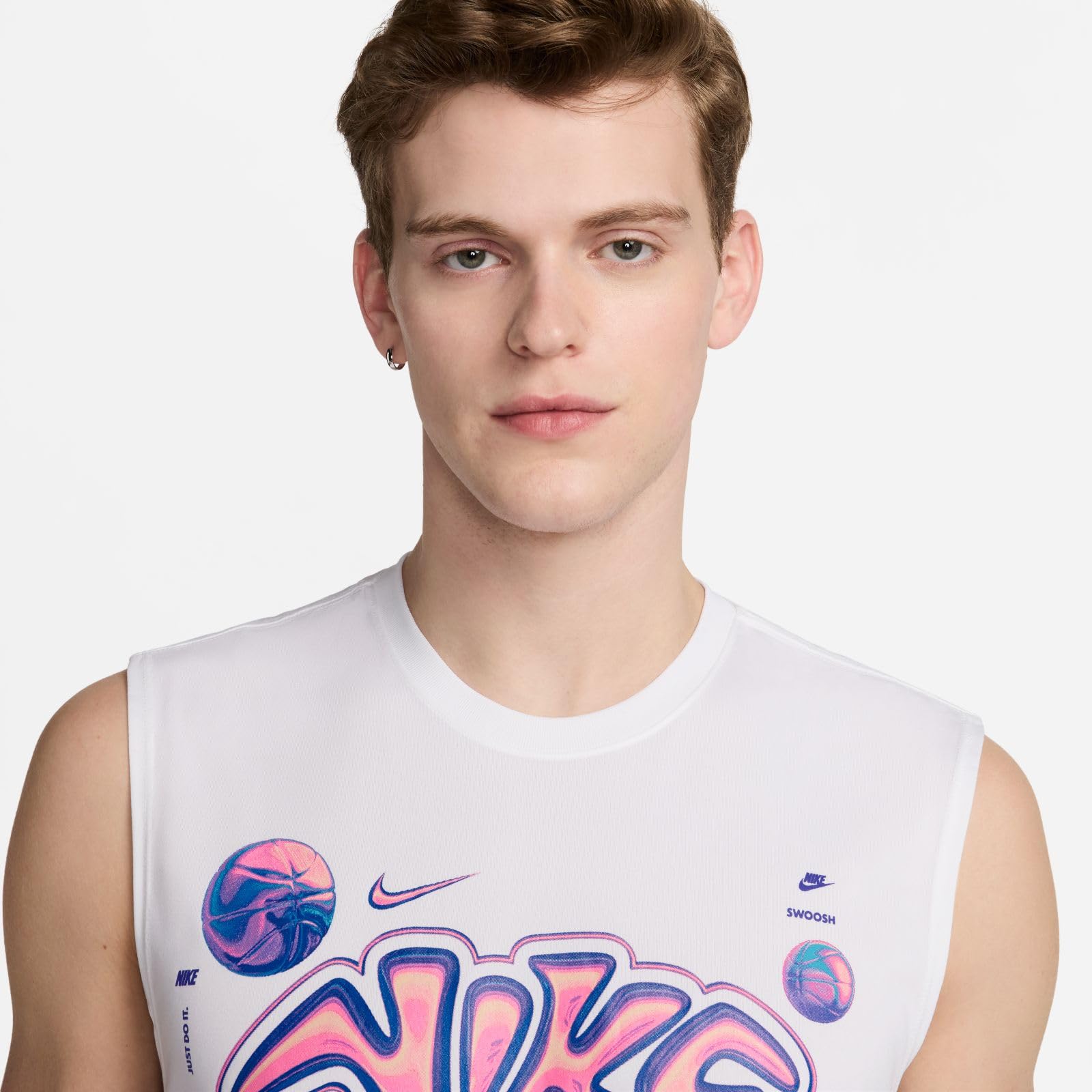 NIKE Top Mężczyźni Herren Dri-fit Tee Rgld Sl Og Su24