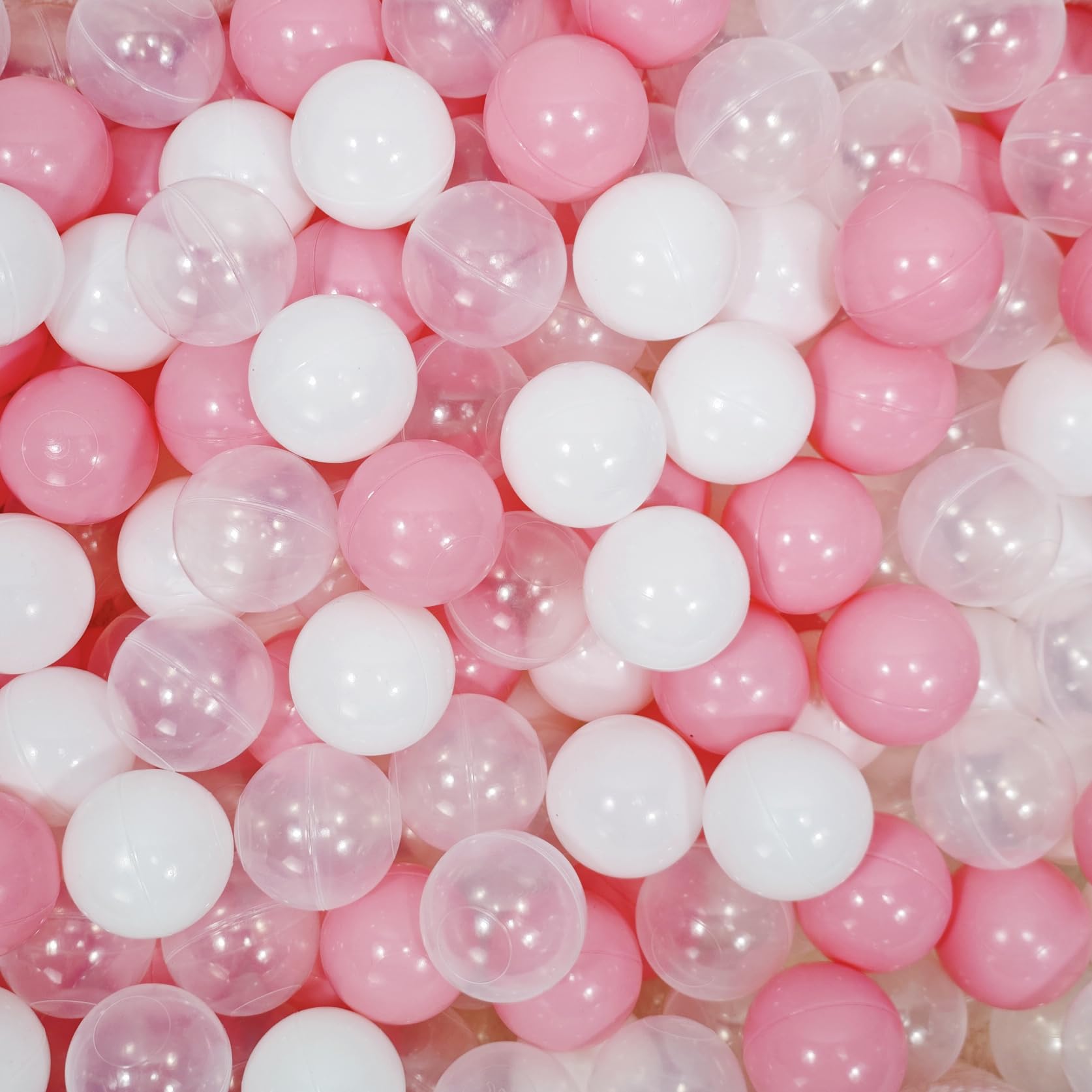 Dekeyoo Ball Pit Pack of 100 - BPA Free, Crush Proof Plastic Balls for Tent, Playhouse, Children's Toy, Party - Macaron Ocean Colors 2.15 Inch