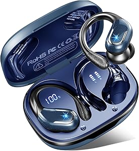 Bluetooth Headphones 5.4 Sport, 75 Hours Headphones Wireless Bluetooth, HiFi Stereo Deep Bass Wireless Earbud, 4 ENC Noise…