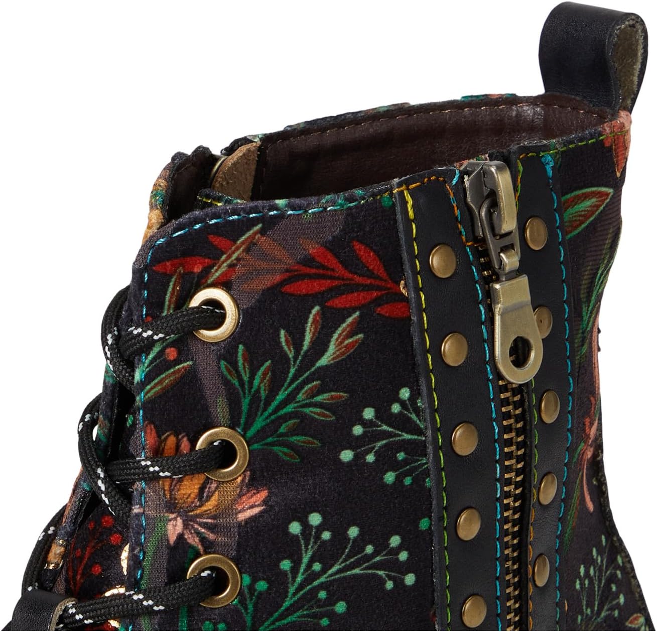 Spring Step L'Artiste Cordea Booties | Embroidered Leather Ankle Boots with Studded Details - Image 6