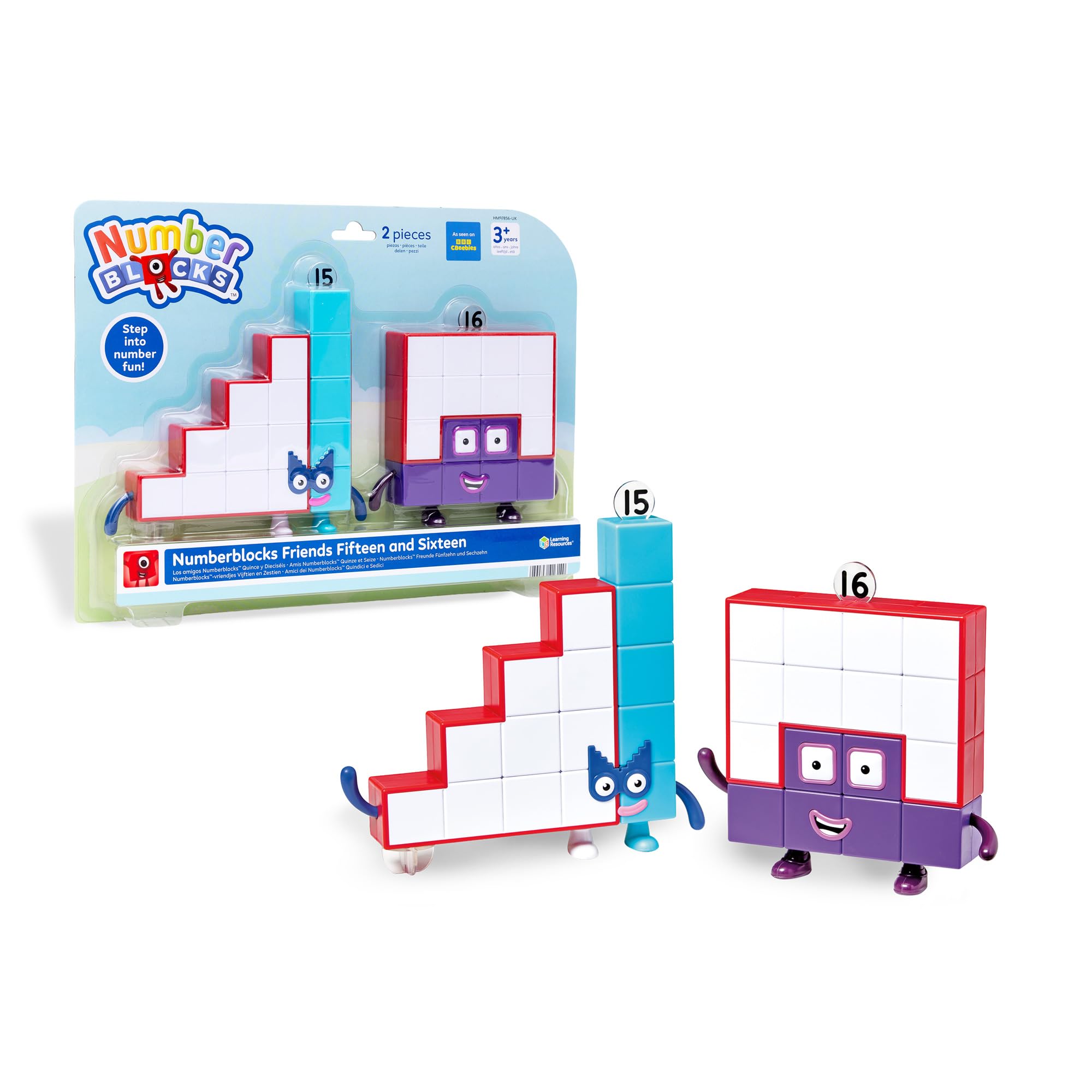 Learning Resources Numberblocks Friends Fifteen And Sixteen Ages 3+