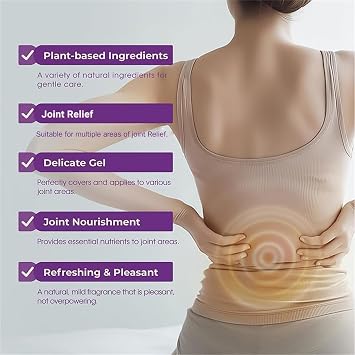 Rapid Joint Relief Gel, 2026 New Advanced Relief Soothing Massage Gel, Natural Ingredients, Soothing Muscle & Joint, Effective Relief for Back, Neck, Hands, Knee (1)