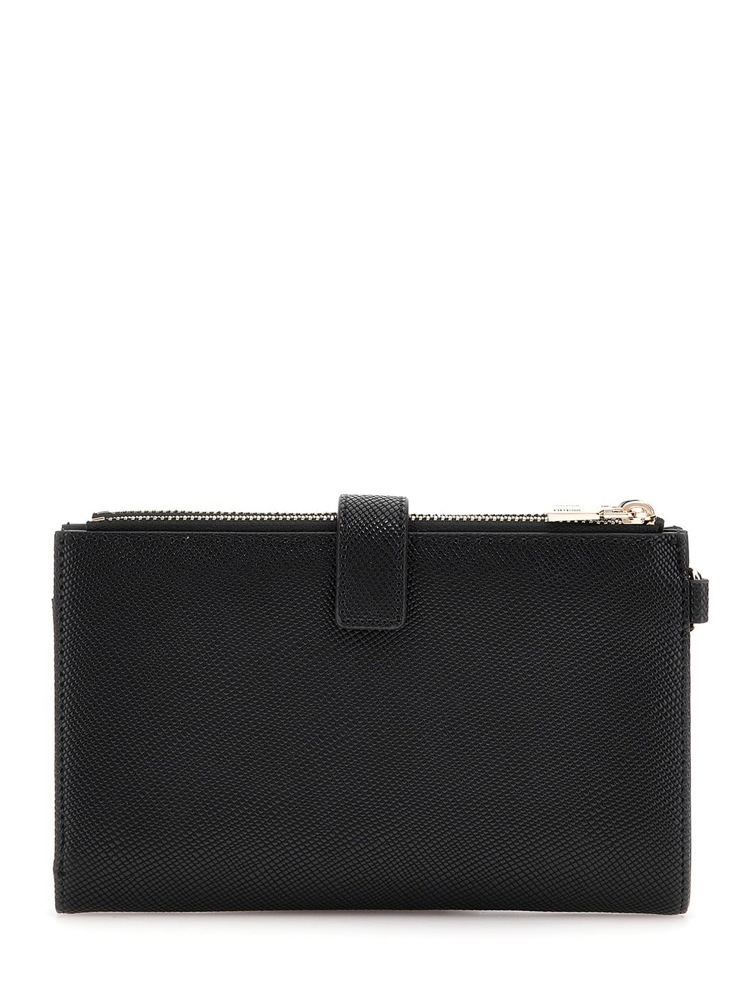 GUESS Laurel II Double Zip Organizer Wallet, Portafoglio organizzatore Donna, Nero, Talla única