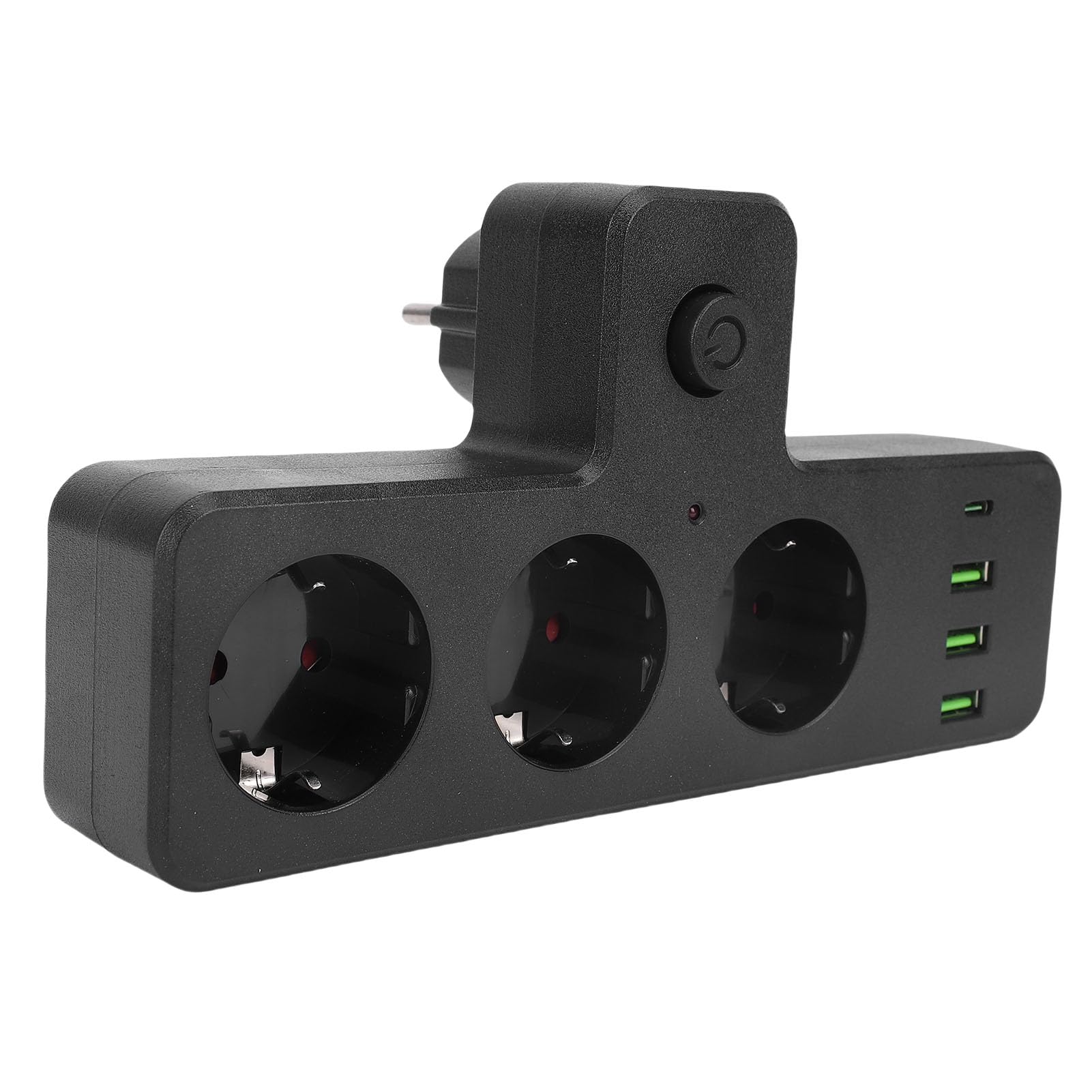 Extlet Extender, 3 Punkty Sieciowe 3 Porty USB 1 Typ C Port Multi Funkcjonalny Pasek Zasilający z Przełącznikiem, do Domu w Pokoju Domowym RV RV