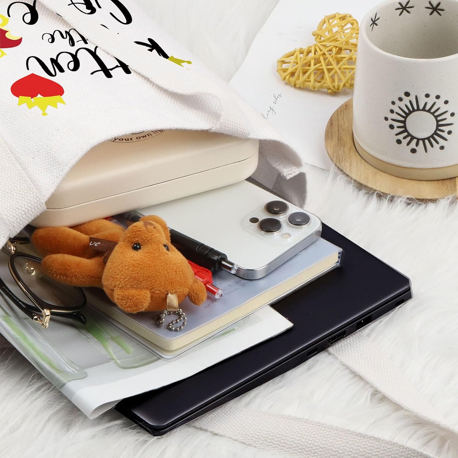 LEVLO Descendants Cosmetic Make Up Bag Descendants Fans Gift Rotten to the Core Makeup Zipper Pouch Bag For Friend Family (Rotten to the Core Tote) image 3