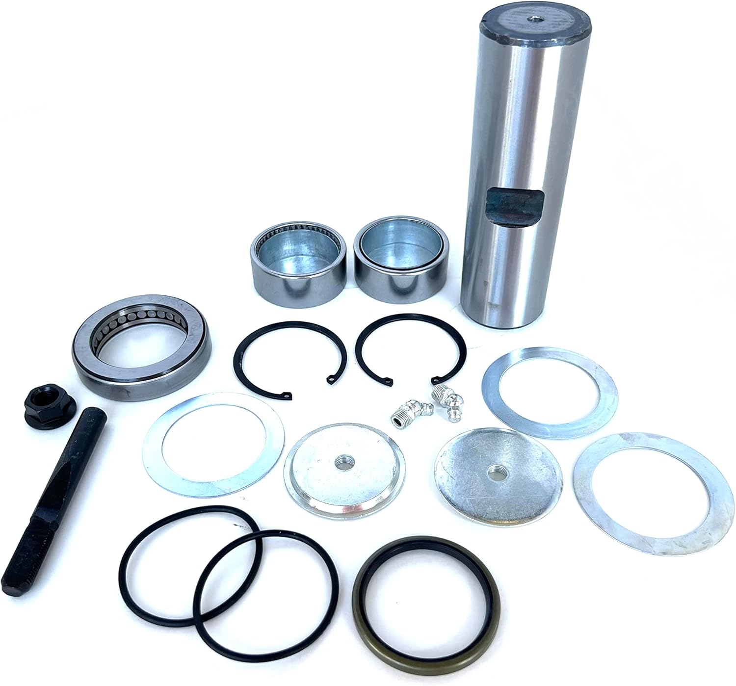 King Pin Kit for Case Backhoe 580C 580D 580E 480C 480D 480E, 2WD Front Axle Steering Repair Kit, Replaces OEM D103156 D72337K, Heavy Duty Replacement Parts |Arko