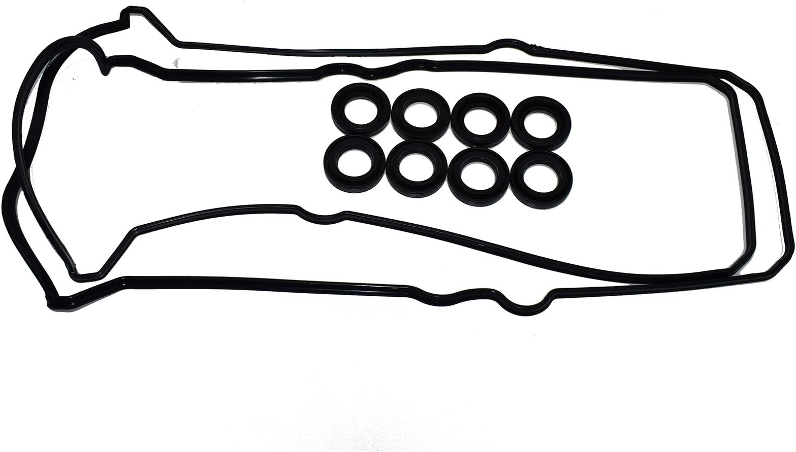 New Engine Valve Cover Gasket Spark Plug Seals Kit 1121350031,1121450011,1119370010 For Toyotas 4Runner Sequoias Lexuss GS400 SC400 SC430 GX470 LS430 LX470 4.7L 1998 1999 2000 2001 2002 2003 2004 2005 2006 2007 2008 2009 2010