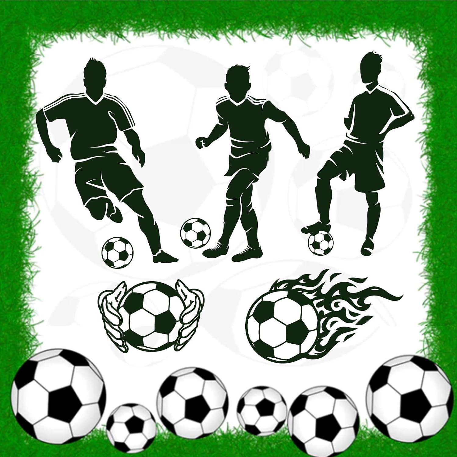 CRASPIRE Football Sports Court Clear Rubber Stamps Reusable Silicone Transparent Seals for Card Making Friends Greeting Words DIY Scrapbooking Journaling Photo Album Decoration 6.3 x 4.3inch image 5