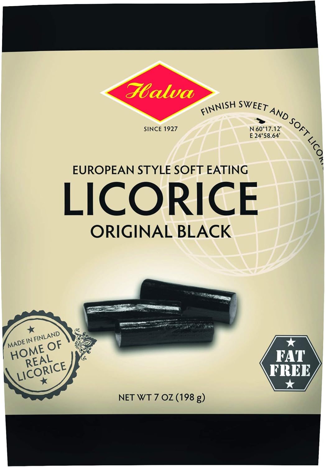 Halva Soft Eating Licorice in a Bag 200 g (Pack of 12) Amazon.co.uk