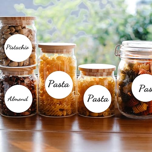 Vista 5 de STARLIBOO White Dot Stickers, 2 inch Circle Garage Sale Stickers, 350Pcs Round Price Labels Sticker, Writable Not Blurry for Yard Sale, DO NOT