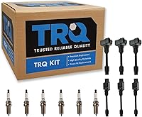 Vista 54 de Kit de Bobina de Encendido y Bujía de TRQ 8 Piezas Bujías de Iridio Compatibles con Toyota Tacoma 2005-2014 4Runner 2010 Tacoma 2015-2021