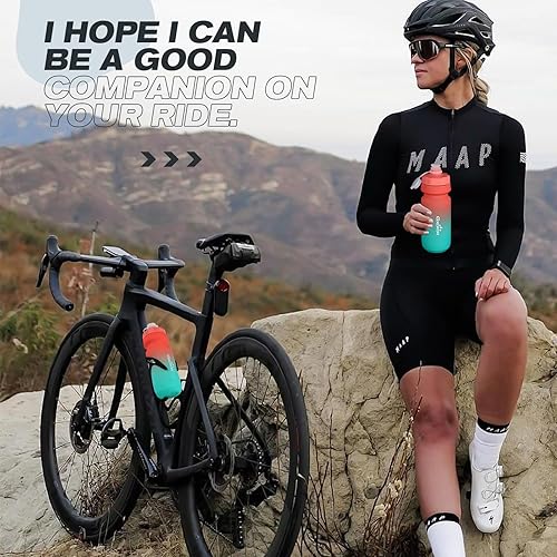 Miniatura 7 de GXCROR Soporte para botella de agua para bicicleta con combinación de botellas, ligero, duradero y seguro, fácil instalación, apto para ciclismo al