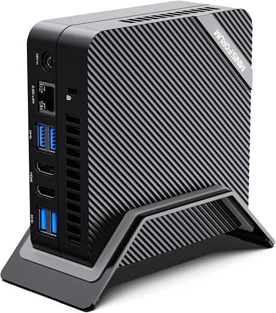 MINIS FORUM Mini PC UM690 AMD Ryzen 9 6900HX 8 Cores/16 Threads AMD Radeon 680M 32 GB RAM 512 GB PCIe SSD, 2 x HDMI ports, 1x USB4 port, 1 x USB type-C, 4 x USB 3.2 type A, Wifi6, Bluetooth5.2
