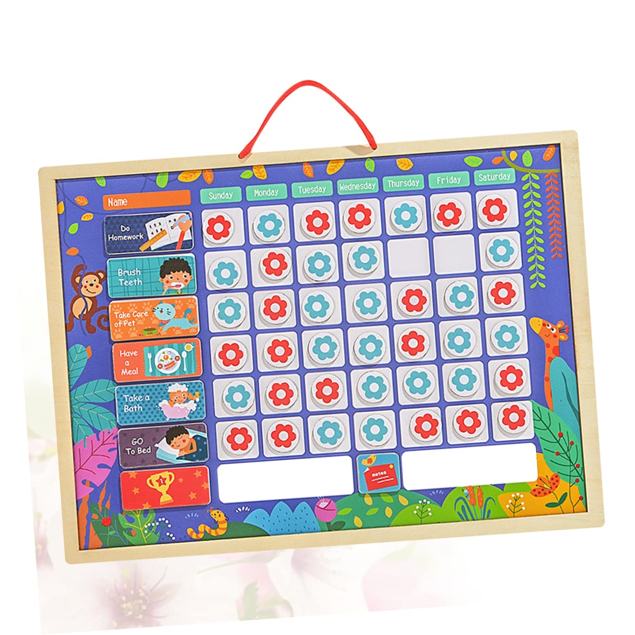 DIYEAH Autodisciplina infantil recompensa responsabilidad juguetes cuadro de buen comportamiento tabla de recompensas tabla de comportamiento