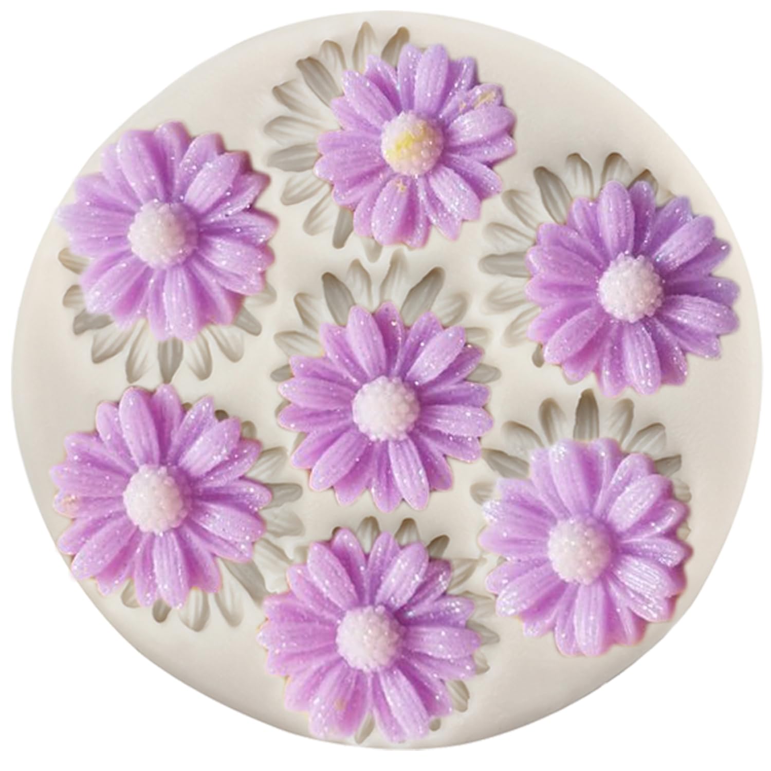 Moldes de silicona para decoración de pasteles de fondant y fondant, 5 unidades, para hacer tú mismo en bodas, caramelos, arcilla, chocolate