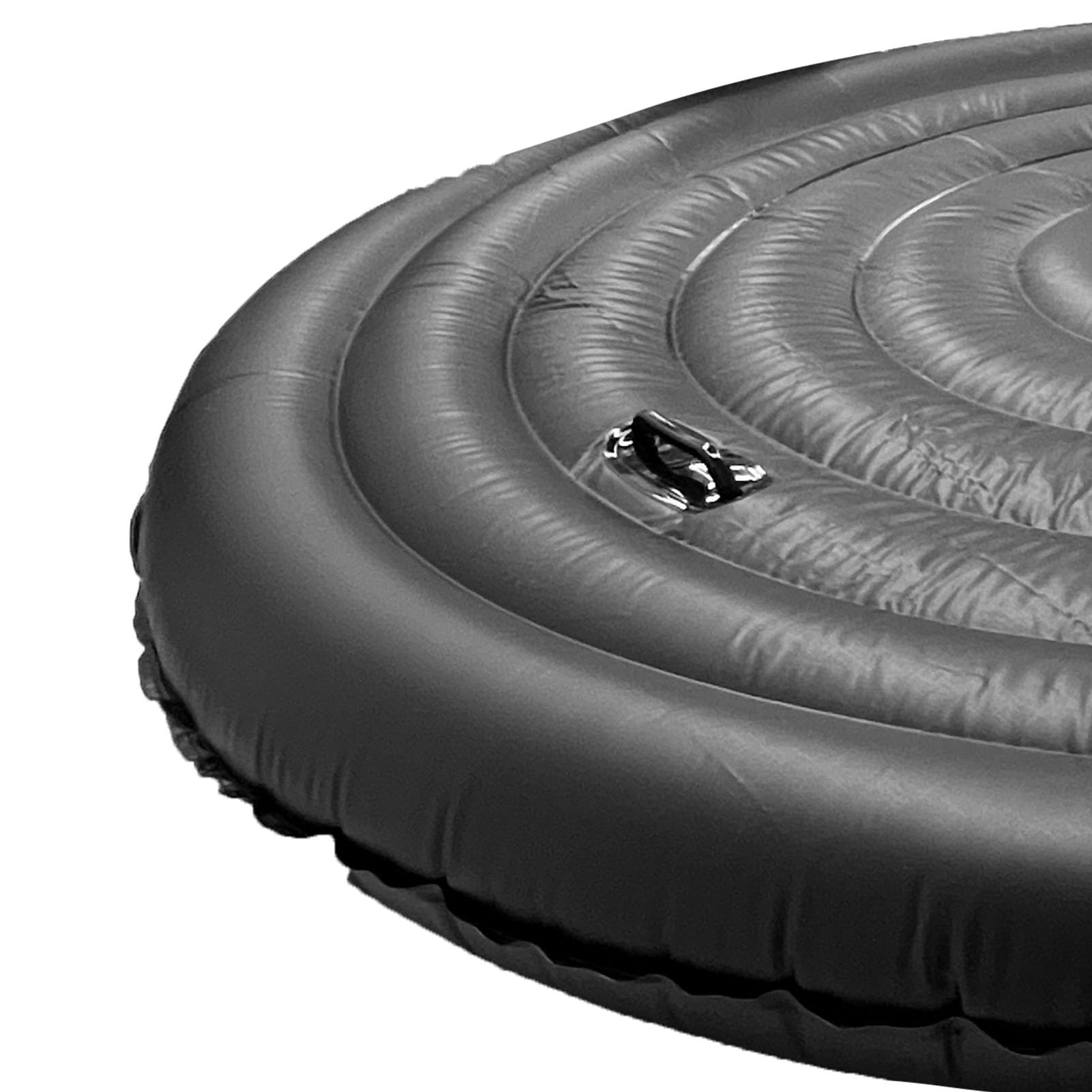 Cubierta inflable para jacuzzi, resistente a la intemperie, tapa aislada con asas, ajustable para jacuzzis y spas redondos de 128 cm, 158 cm, 180 cm, cubierta protectora para exteriores