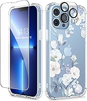 Vista 48 de GVIEWIN - Funda para iPhone 11 con protector de pantalla + protector de lente de cámara, cubierta protectora transparente suave de poliuretano