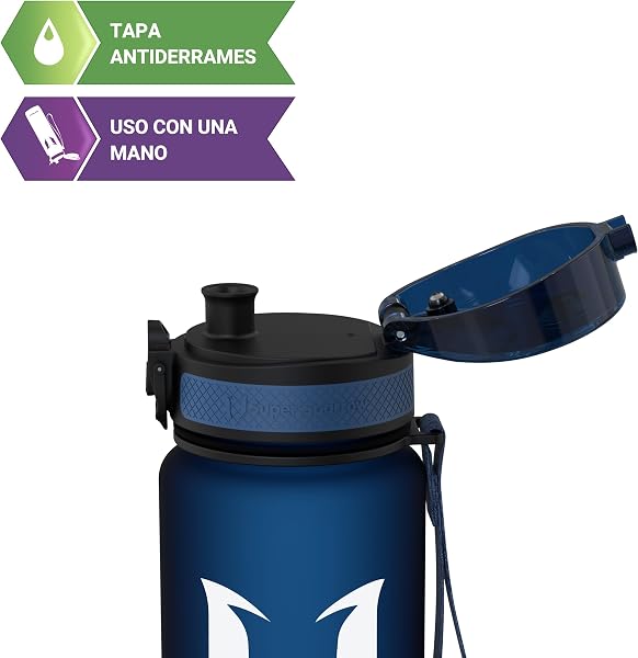 Super Sparrow Botella de Agua Deportiva -350ml & 500ml & 750ml & 1000ml - Sin BPA - 2
