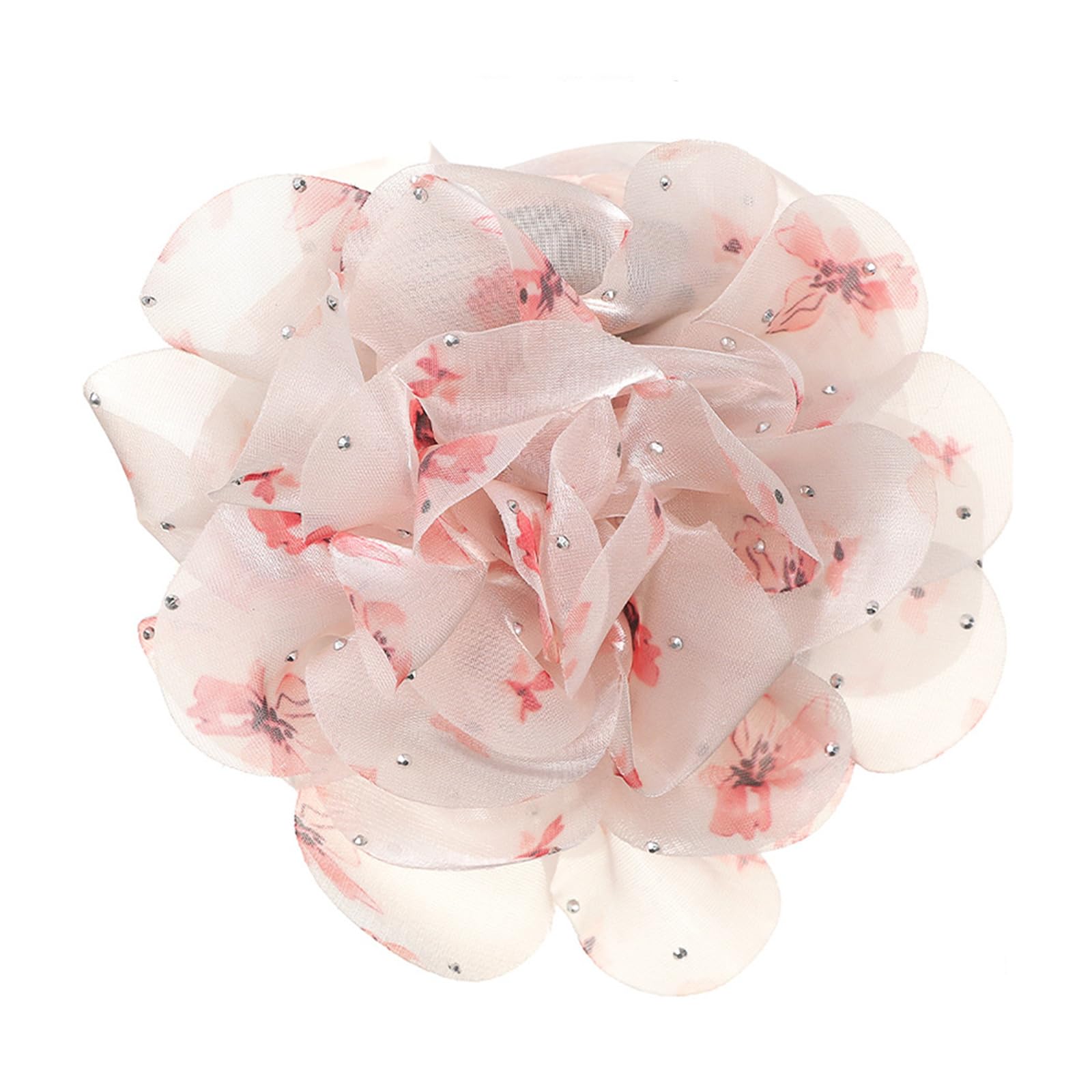 MICFENY Green Plaids Floral Designs Hair Clip Practical Hairpin Gentle On Hair Suitable For Travel And Commuting