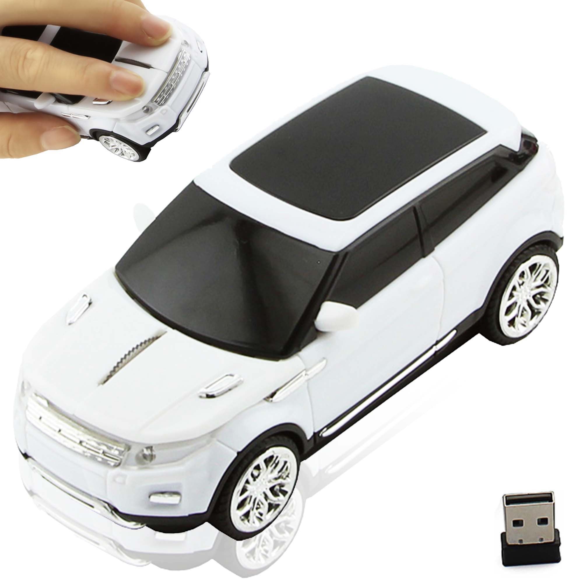 Photo 1 of Generic Wireless Car Mouse - White, 2.4Ghz Optical, Ergonomic