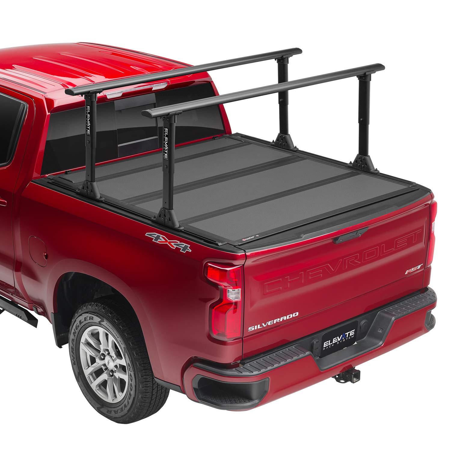 Truck Hero Elevate TS Rails 1118329 Fits Compact Trucks / 5' Bed (56" Rail Length) , Black