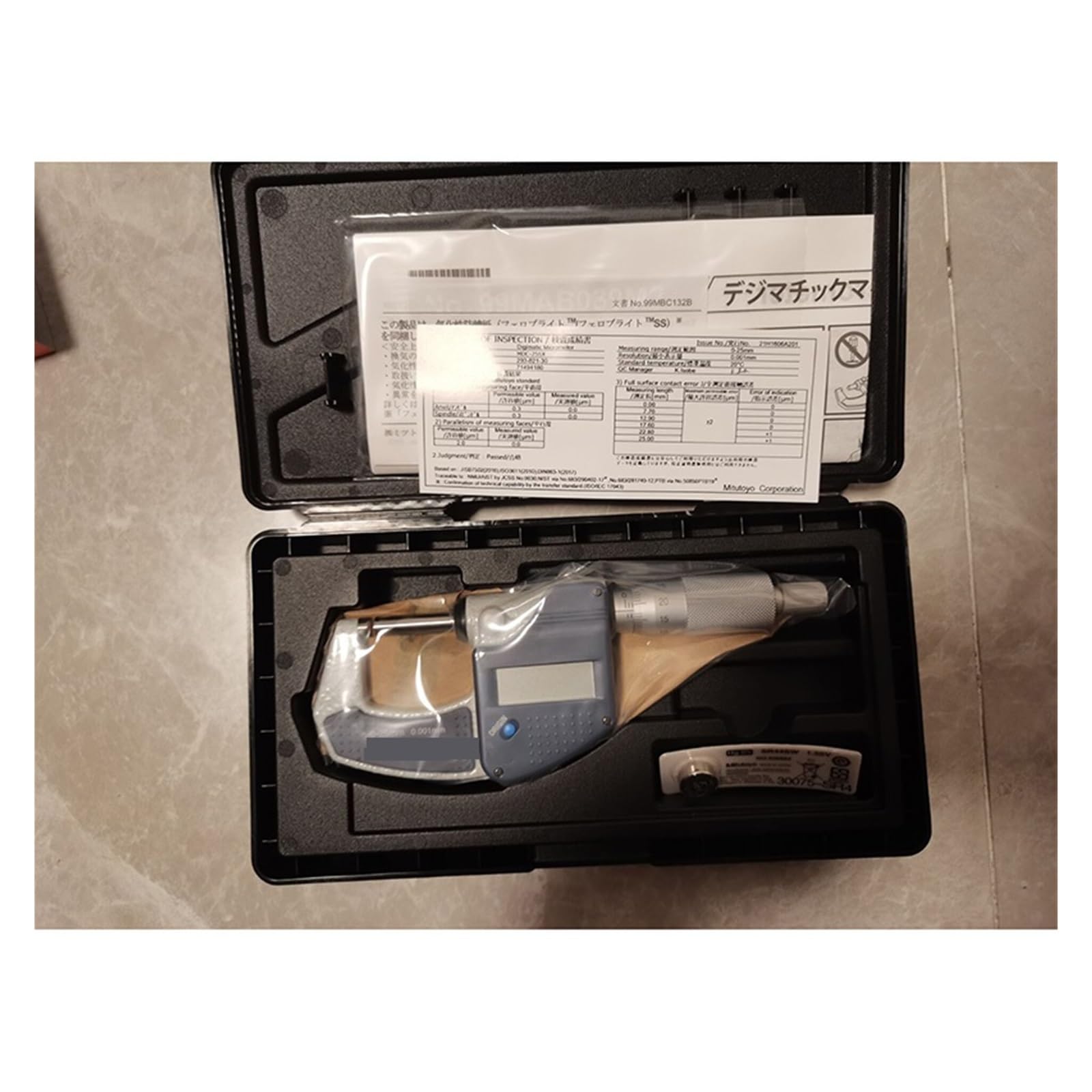 Suwmiarka Cyfrowa, Cyfrowe mikrometry zewnętrzne, 0-1 cala 0-25 mm 293-821-30 MDC-25SX 293-831-30 MDC-1"SX(0-1inch 293-831-30)