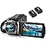 Video Camera Camcorder kimire Digital Camera Recorder Full HD 1080P 15FPS 24MP 3.0 Inch 270 Degree Rotation LCD 16X Digital Z