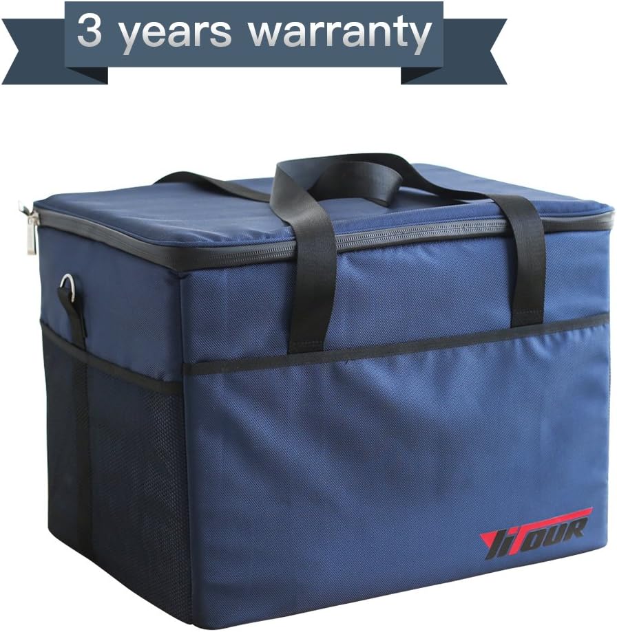 Extra Large Soft Cooler Bag - Collapsible Insulated 70 Quart Portable Soft Sided Cooler Bag For Beach/Picnic/Camping/BBQ/Office/School With Detachable Shoulder Strap & Removable Plastic Insert,72 Can