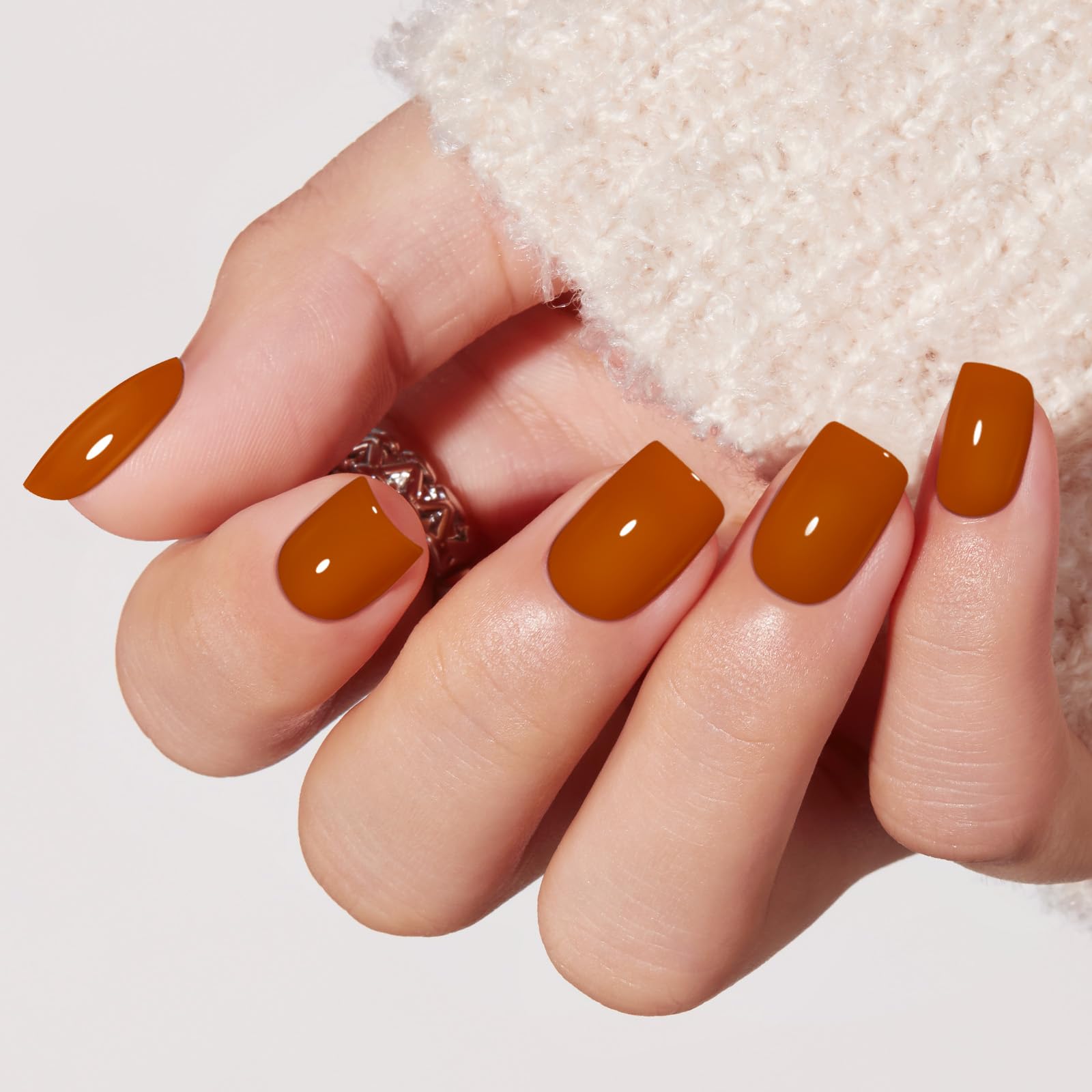 Burgundy Press On Nails - Short Square Fake Nails -9 Burgundy Press On Nails - Short Square Fake Nails -9