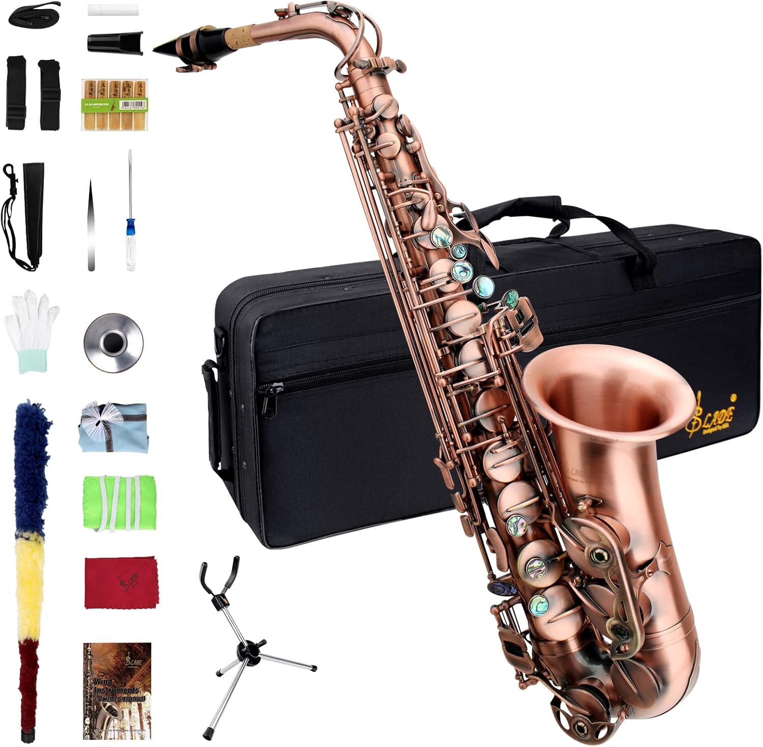 SLADE Saxophone Eb Alto Saxophone for Beginner Students