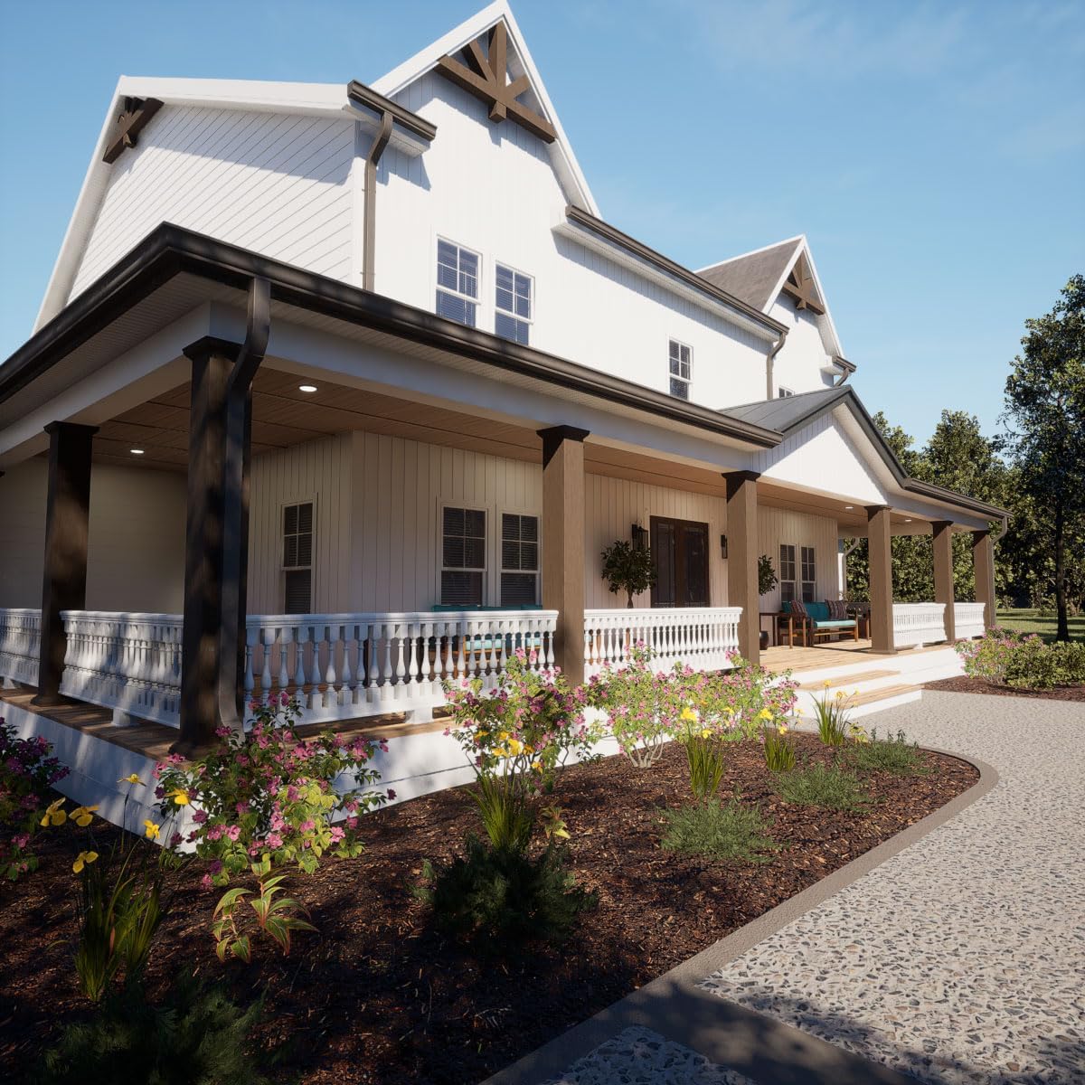 Endurathane 500 Series Calico Baluster: 2 1/2"W x 20"H (4 15/16" On Center Spacing for 4" Sphere Code), Factory Primed Polyurethane