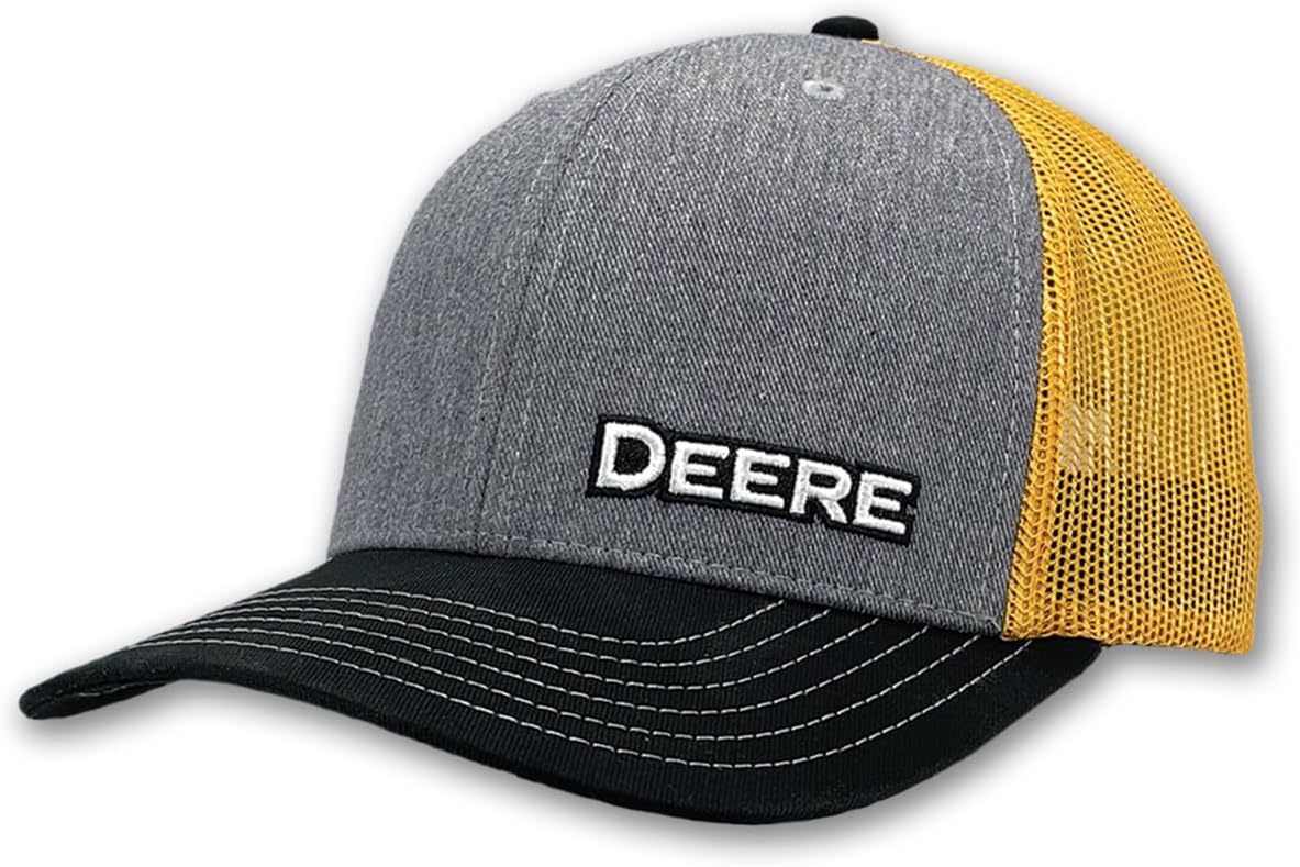 John Deere Construction Mesh Back Trucker Hat